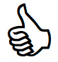 illustration of thumbs up