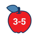 Grades 3-5 apple icon for 4H Project Kits
