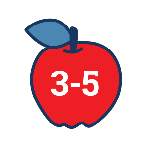 Grades 3-5 apple icon for 4H Project Kits
