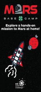 promotional graphic for Mars Base camp, a 4-H STEM program