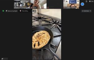 screenshot of 4-H Summer Learning online session of Flatbread Fun