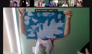 screenshot of 4-H Summer Learning online session of Getting Creative with Nature