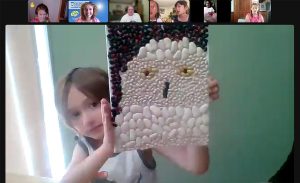 screenshot of 4-H Summer Learning online session of Getting Creative with Nature