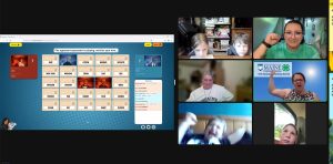 screenshot of 4-H Summer Learning online session of Kick Off Code Names