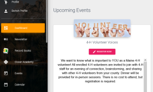 Volunteer Voices registration page