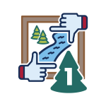 icon for experience 1 of the Maine Rivers and Perspectives 4H toolkit