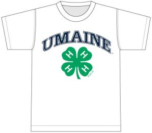 UMaine 4-H t-shirt front