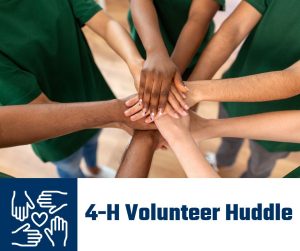 hands, 4-H Volunteer Huddle