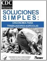 image of spanish language brochure about ergonomics