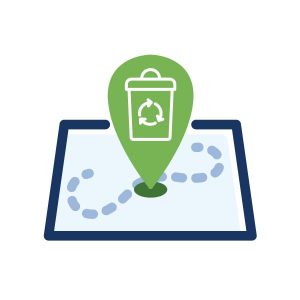 icon for recycling drop off sites