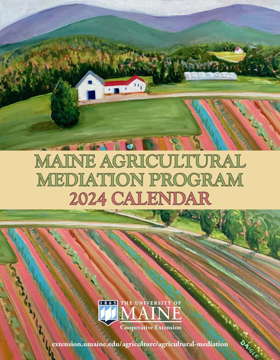 Maine Agricultural Mediation Program Calendar Cooperative Extension