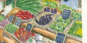 Farm Stand, by artist Cathy Conn.