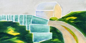 February: “Lobster Trapped Foggy Day Monhegan,” Bruce McMillan