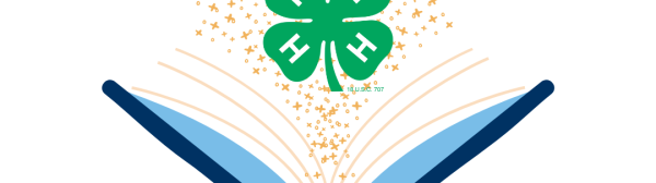 Graphic that reads "Share your 4-H sparks! Don't forget: Project records are due at the end of September!"