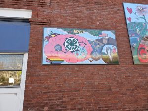 4-H Mural on side of Extension Building