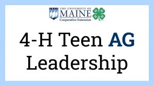 4-H Teen Ag Leadership slide