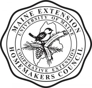 line art logo for UMaine Extension Homemakers Council