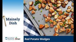 red potato wedges