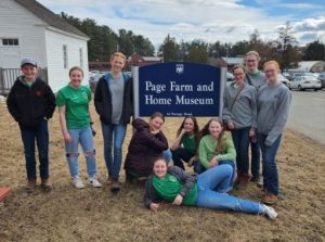4-H members of the baby beef club on UMaine campus