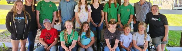 15 girls and boys with adult instructor aroostook valley baby beef club 2024