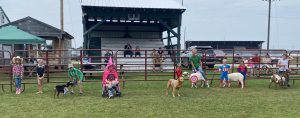 youth in a costume class