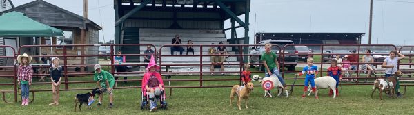 youth in a costume class