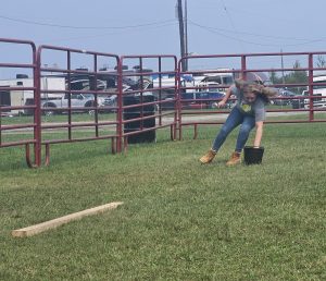 youth running the obstacle course