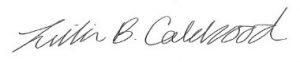 Lily Calderwood signature