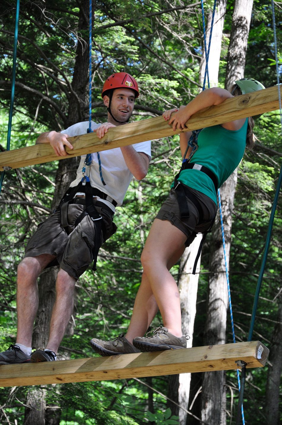 Ropes Course University of Maine 4H Camp & Learning Center at Bryant