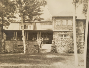 Historic image of the Stone House.