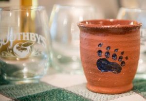 Boothby Orchards' value added product: small pottery tasting mug. Photo by Edwin Remsberg.