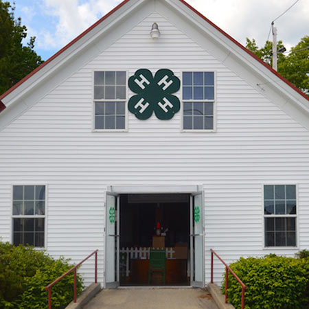 a 4-H meeting hall