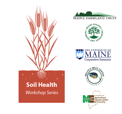 Logos for the Soil Health Workshop Series and participating organizations.