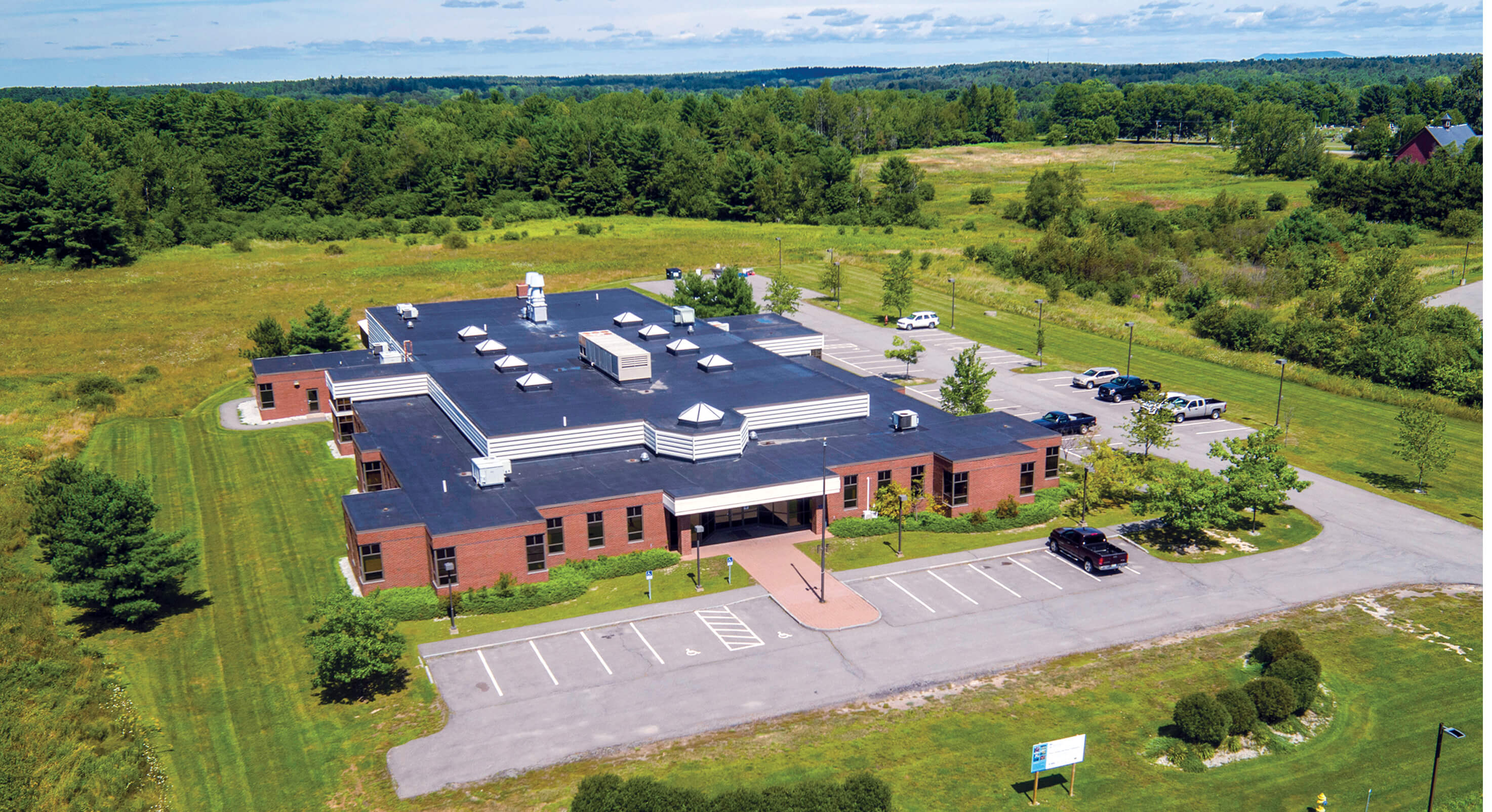 aerial view of the Cooperative Extension Diagnostic and Research Laboratory