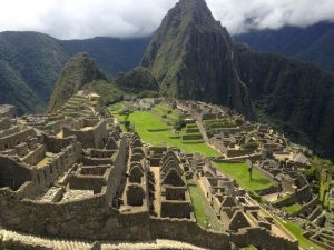 View of Machu Picchu.