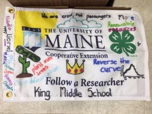 King Middle School flag