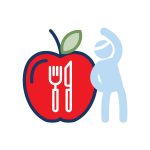 icon graphic for eating smart and being active online course