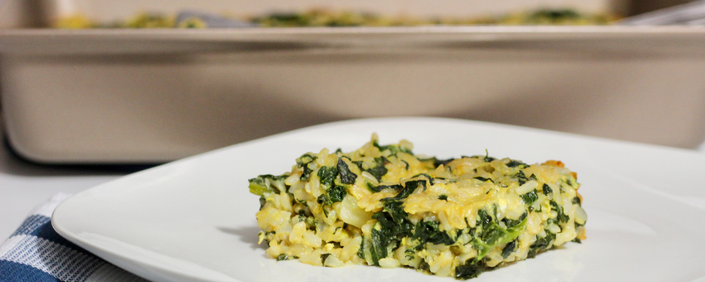 featured image for Mainely Dish: Spinach-Rice Casserole