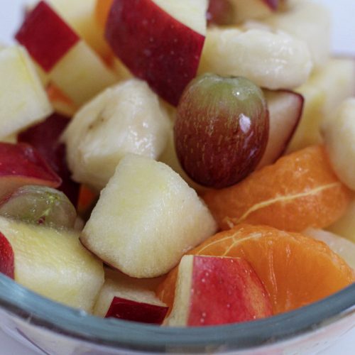 bowl of fruit salad