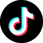 TikTok logo. Click on image to go to UMaine EFNEP's TikTok page.