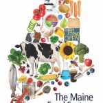the graphic poster depicting varioius segments of the Maine Food System