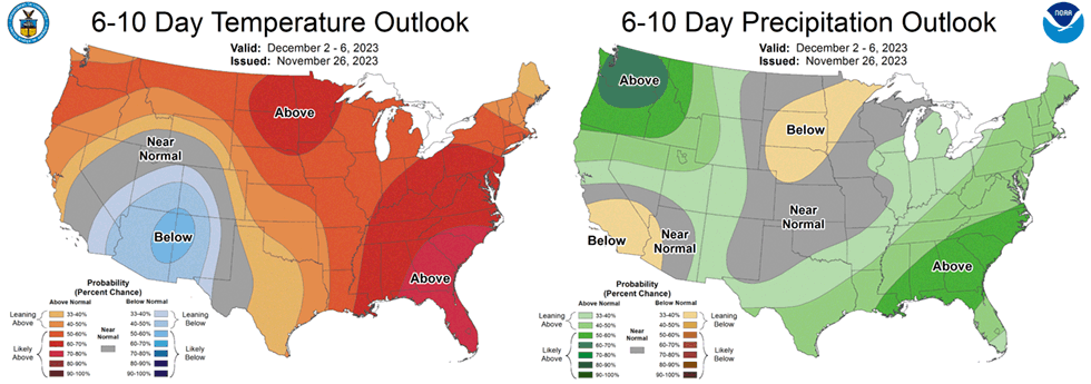 6-10 day temp and precip outlook