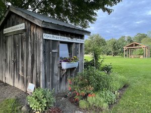 Garden shed at Rogers Farm
