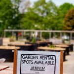 Garden Rental Spots Available sign