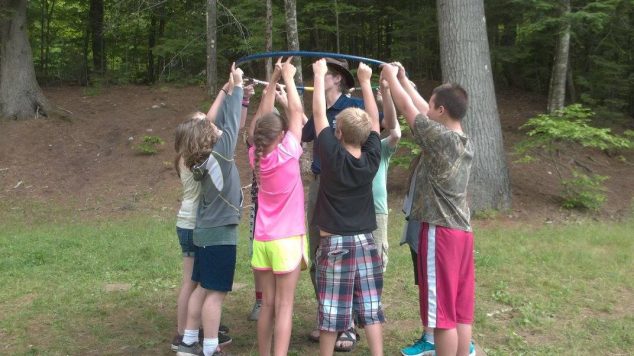 Team building with campers