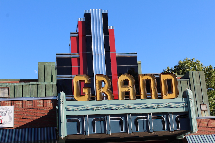 Sign for the Grand Theatre