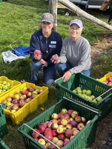 Volunteers Apple Gleaning 2022