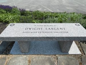 Dwight Sargent memorial bench