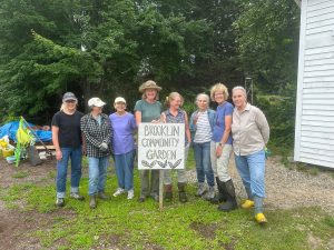 Volunteers at the gardens