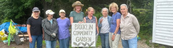 Volunteers at the gardens